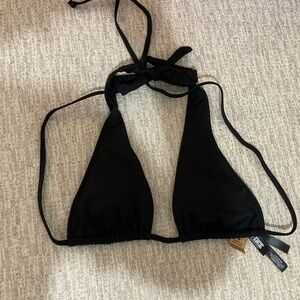 PINK Victoria's Secret Black Bikini Top large
